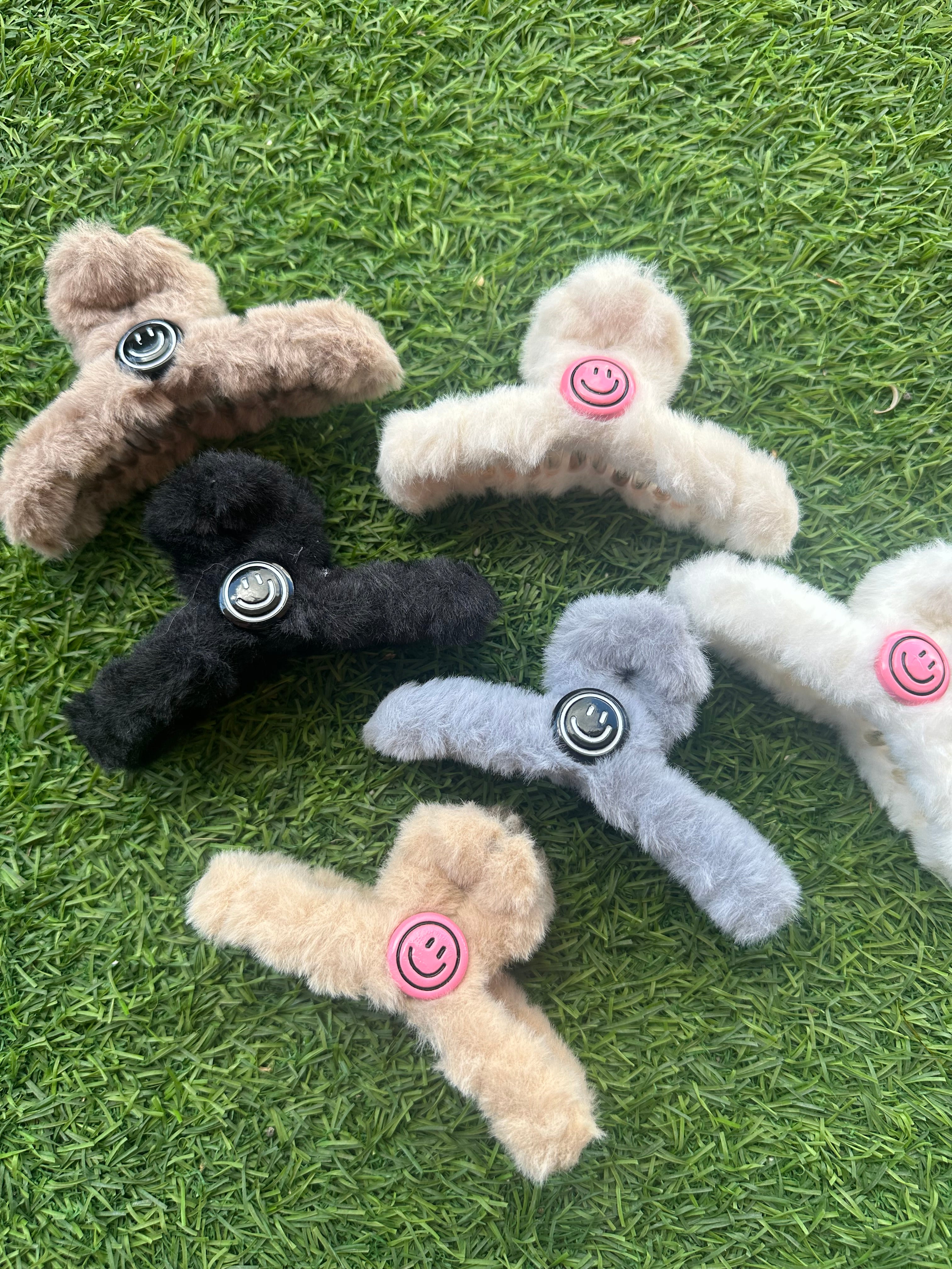 Fluffy Large Hair Clips Cute