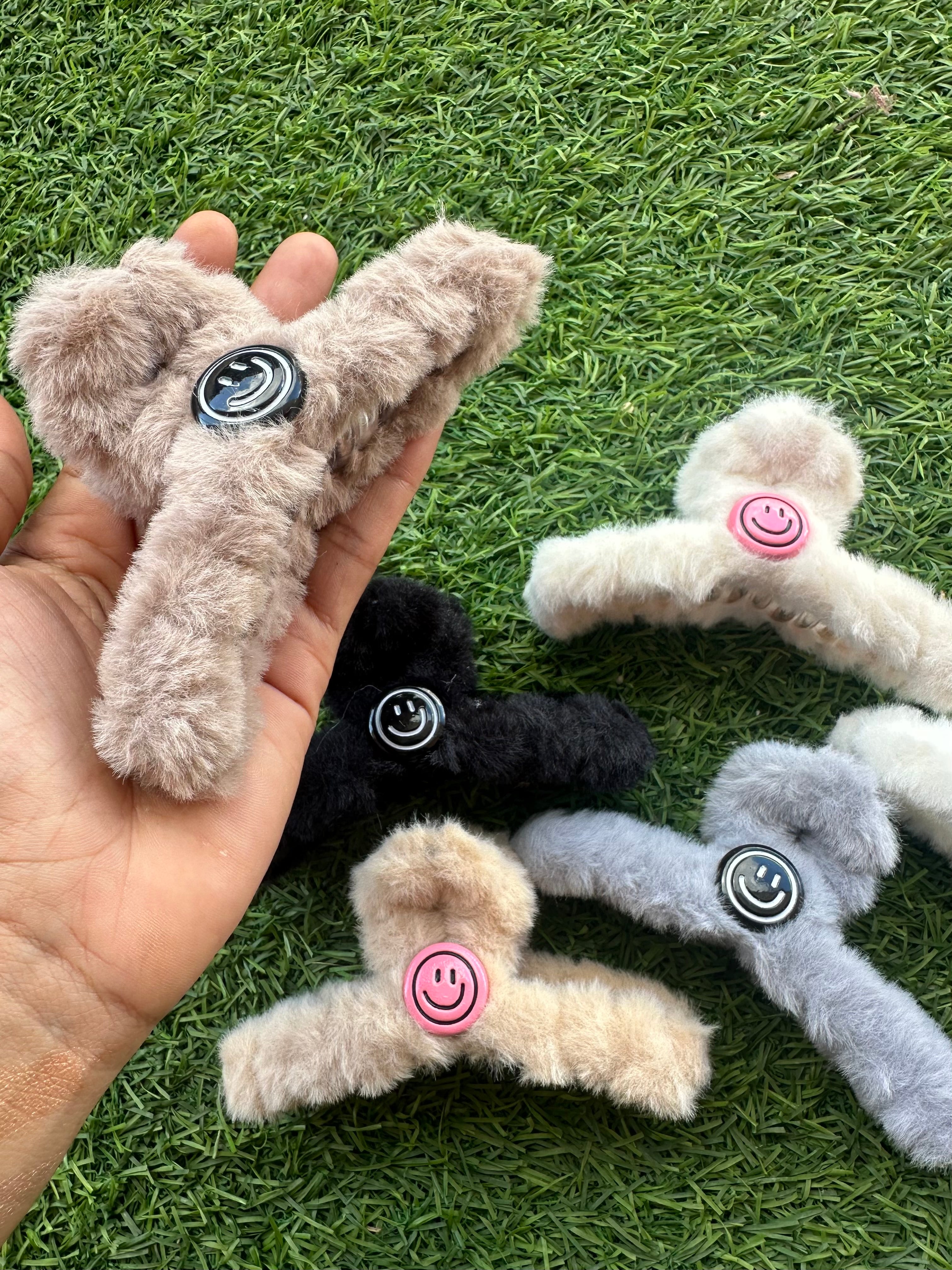 Fluffy Large Hair Clips Cute