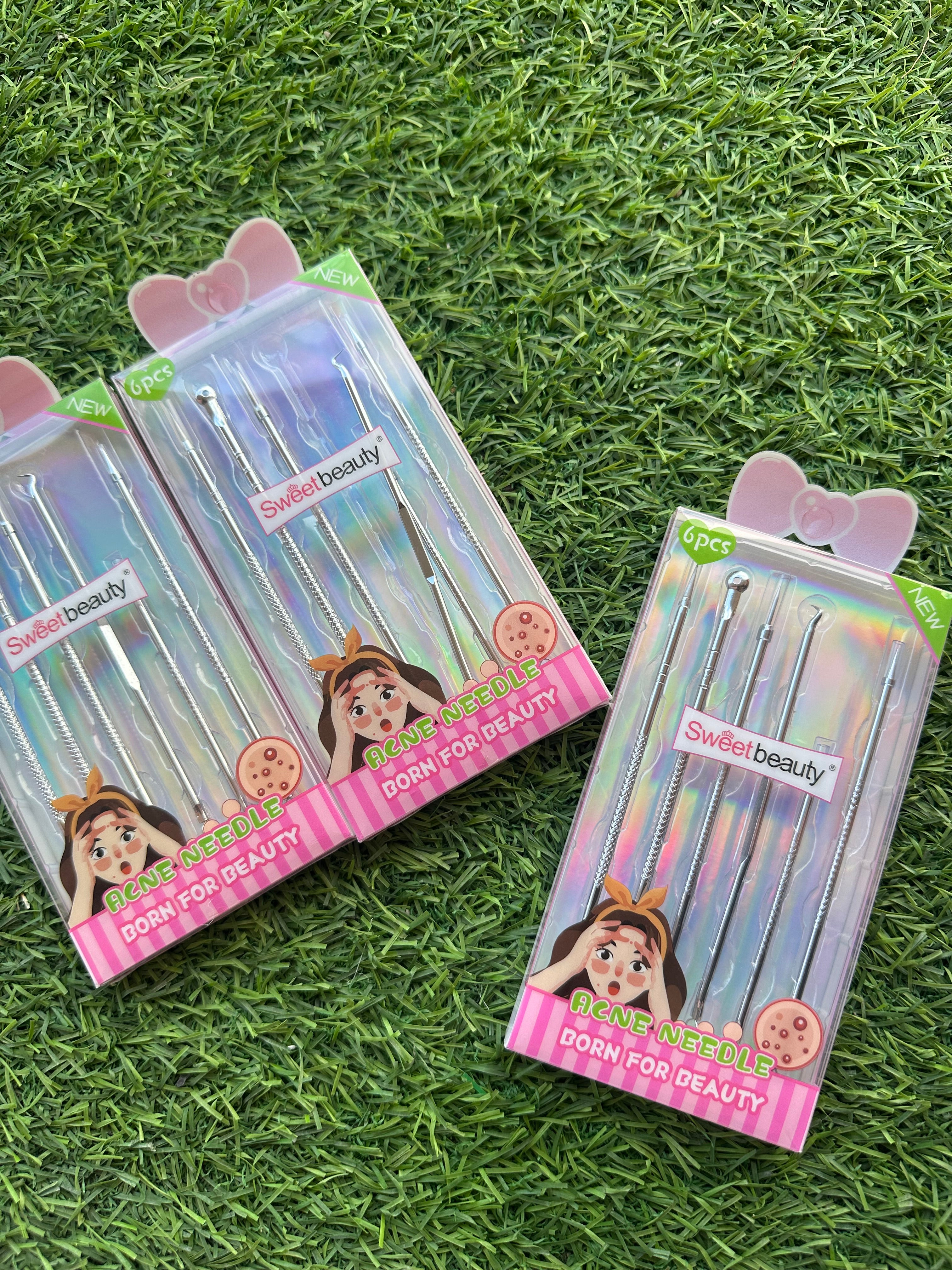 Blackhead Remover Pimple Popper Tool Kit - (6 Piece Kit) -