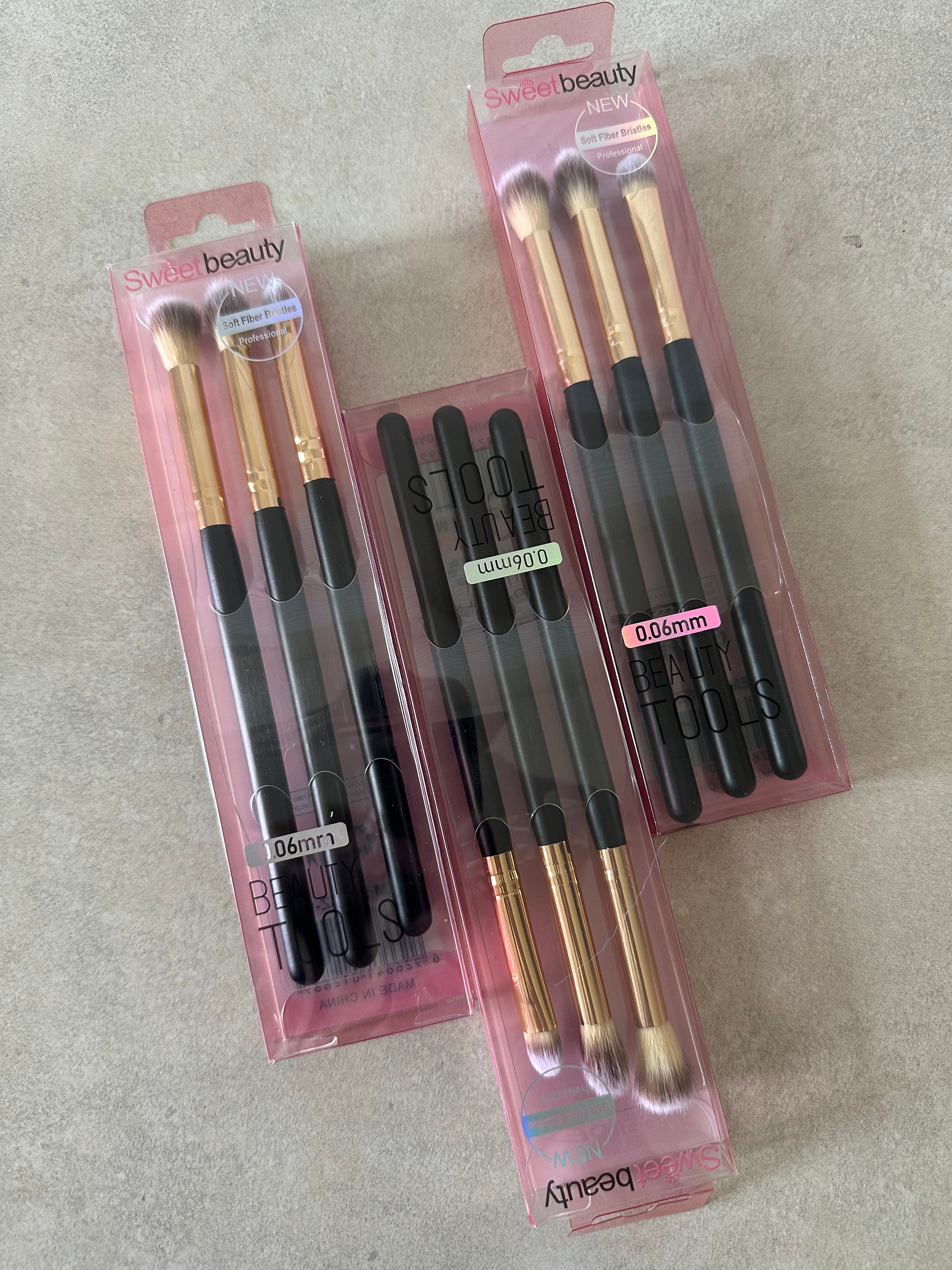 3 Pcs Eye Pro Blending Brush Set