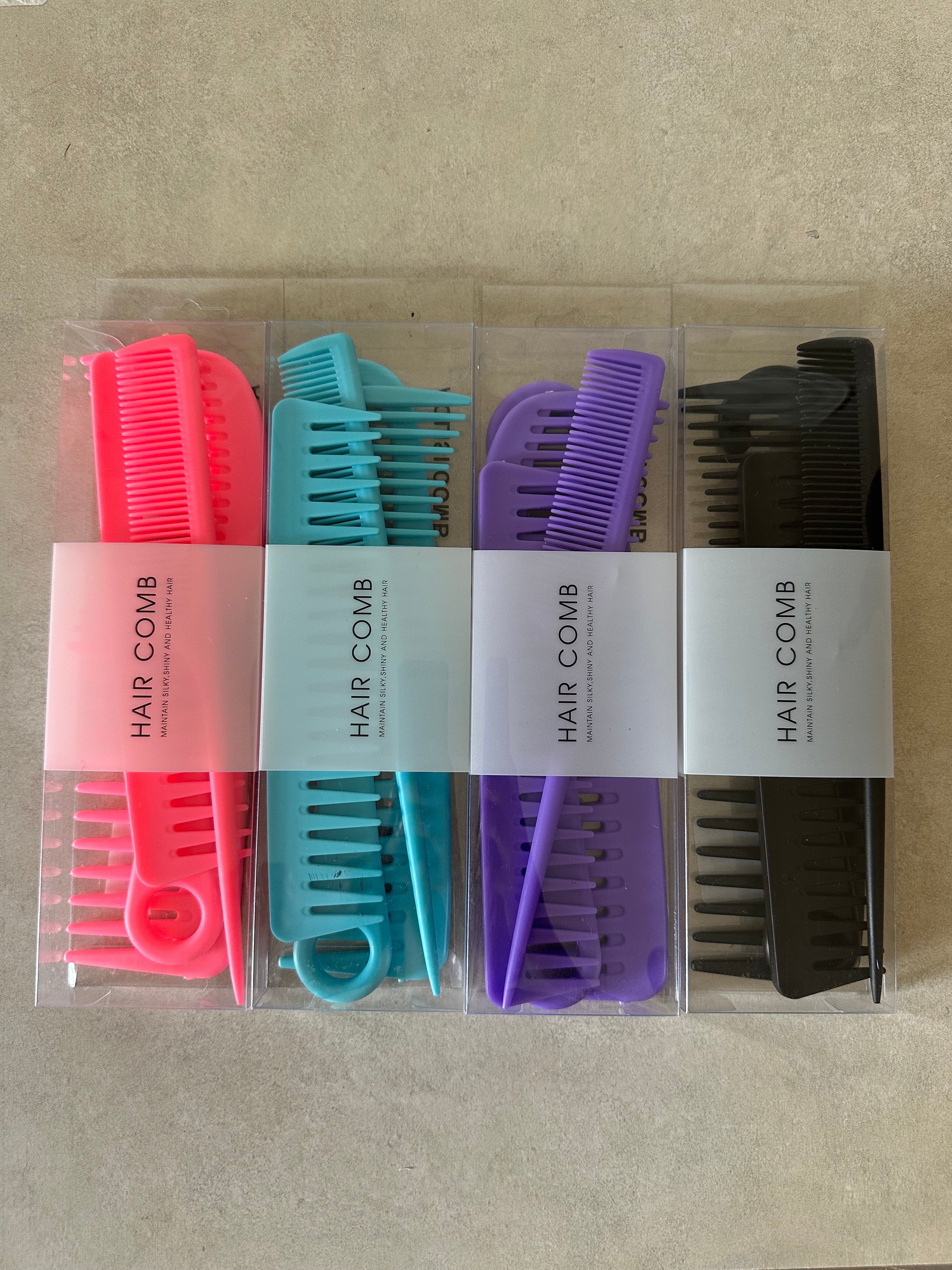 High Quality 4Pcs Hair Comb Set