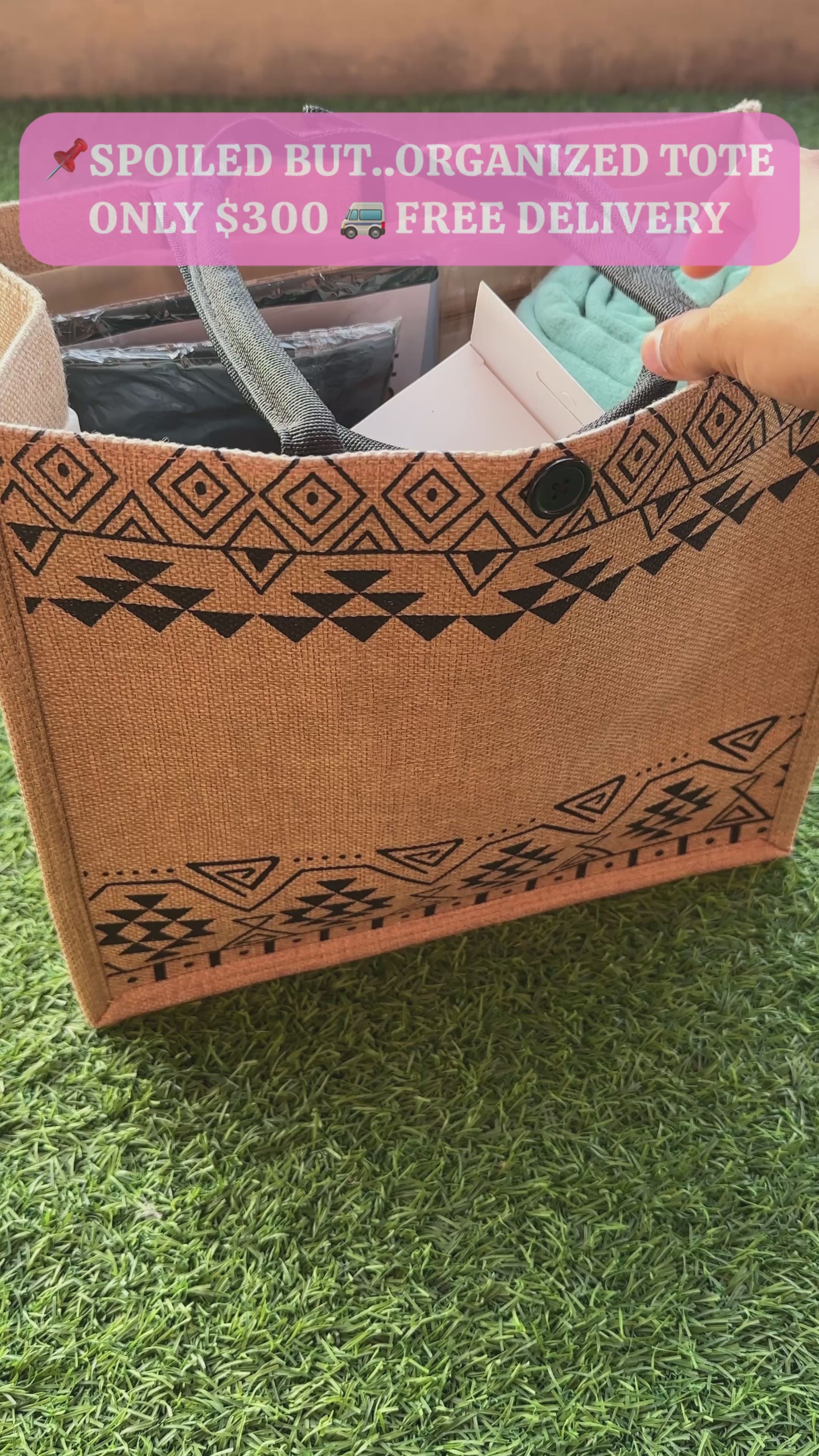 Spoilt but organized tote bundle